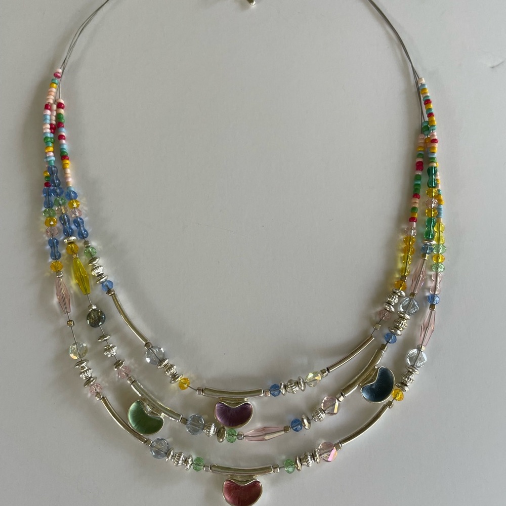 Colorful Beaded Necklace - Picture 4 of 6